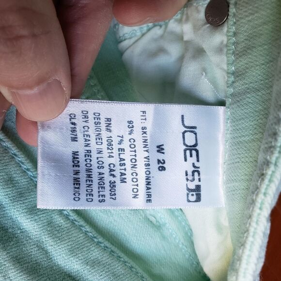 JOE'S Jeans Skinny Visionaire Menthol Size 26 - Picture 7 of 14